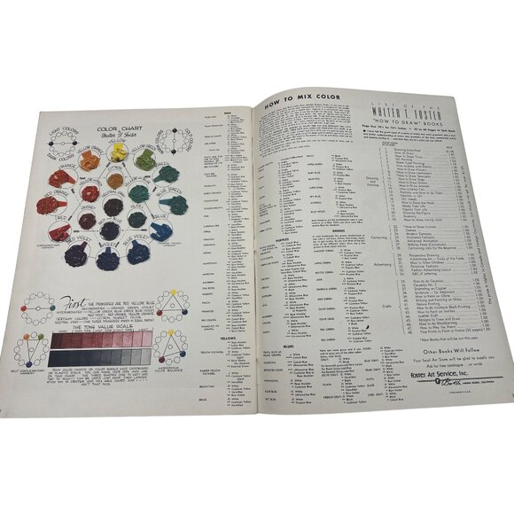 Walter T Foster How to Draw & Paint Flowers Landscapes Seascapes Vintage Lot - Picture 4 of 8